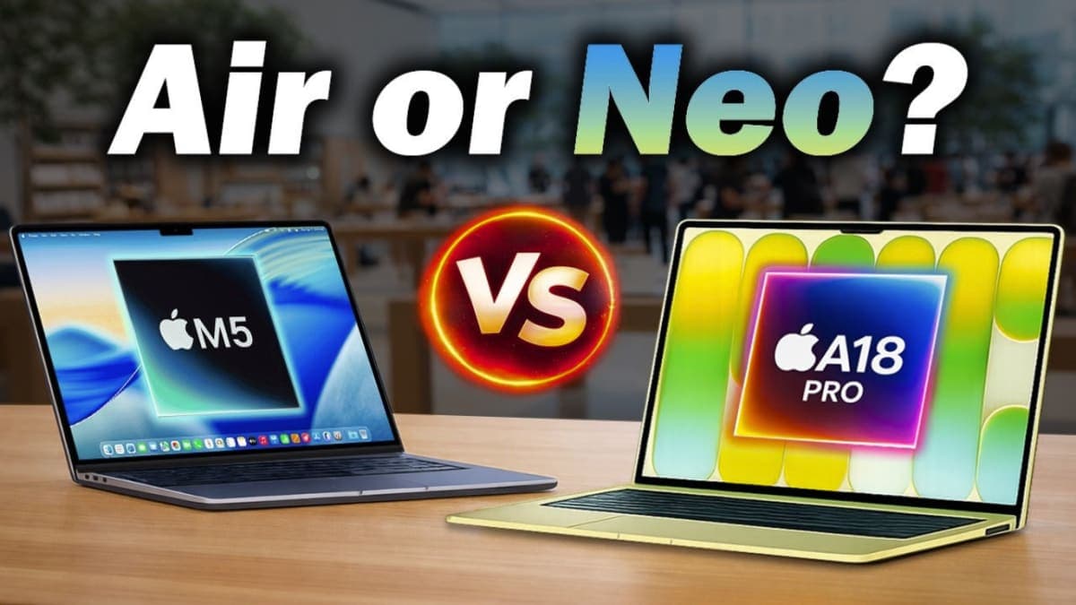 Leaks & Rumors: MacBook Neo vs MacBook Air M5: Which One Should You Buy ?